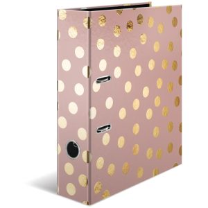 HERMA Ordner Dots A4 7 cm, Altrosa