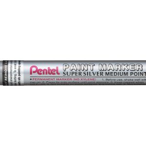 pentel Permanent-Marker Paint 2.5 mm, Metallic Silber