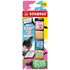 STABILO Textmarker Boss Mini Snooze Mehrfarbig, 6-teilig