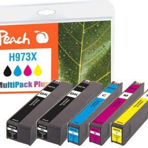 Peach Tinte HP No. 973X Multi-Pack-Plus C, M, Y, 2x BK