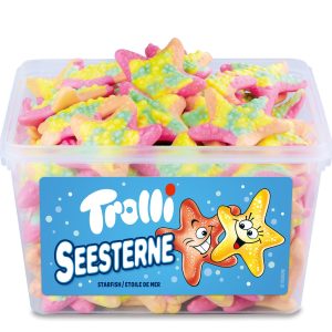 Trolli Gummibonbons Seesterne Dose 1 kg