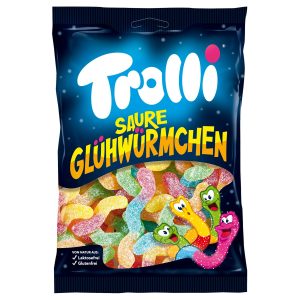 Trolli Gummibonbons Saure Glühwürmchen 200 g