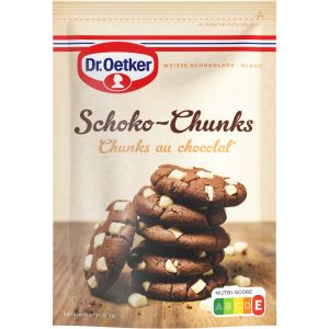 Dr.Oetker Schokoladenstückchen Schoko Chunks weiss 100 g