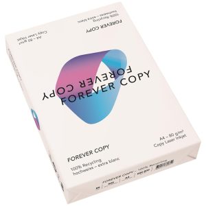 Fischer Papier Kopierpapier Forever Copy A4, Hochweiss, 500 Blatt
