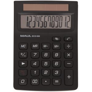 Maul Taschenrechner ECO 650, 12 Stellen, Schwarz