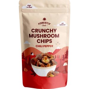 Forestly Foods Crunchy Mushroom Chips – Chili 50 g