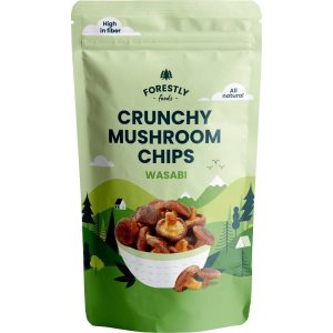 Forestly Foods Crunchy Mushroom Chips – Wasabi 50 g