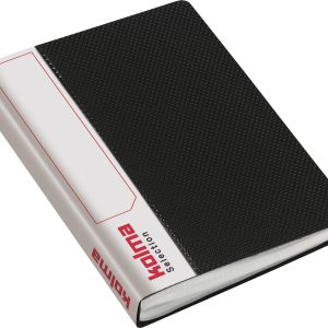 Kolma Sichtbuch Selection A6, 40 Taschen, Schwarz