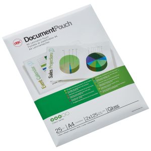 GBC Laminierfolie Document A4, 125 mic, 25 Stück, glänzend
