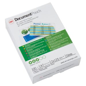 GBC Laminierfolie Document Pouch A7, 100 Stück