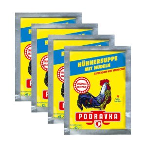 Podravka Hühnersuppe mit Nudeln 4 x 62 g