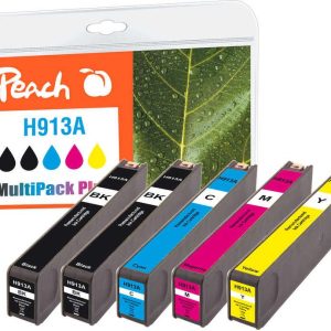 Peach Tintenset HP Nr. 913A Multipack Plus BK/C/M/Y