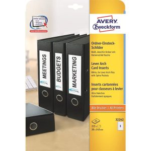 Avery Zweckform Rückenschilder 28 x 143 mm, 225 Stück