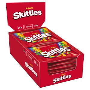 Skittles Kaubonbon Skittles Fruits 14 x 38 g