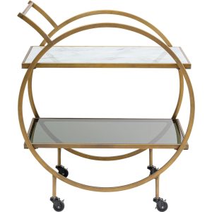 Kare Bartrolley Loft 85 x 74 cm, Messing