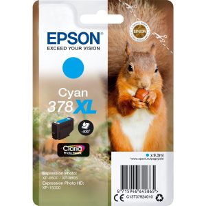Epson Tinte 378 XL / C13T37924010 Cyan