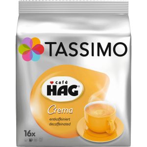 TASSIMO Kaffeekapseln T DISC Café HAG Crema 16 Portionen