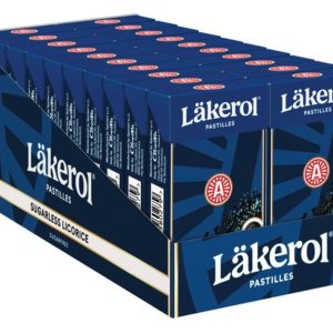 Läkerol Bonbons Sugarless Licorice 20 x 27 g