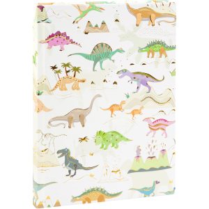 Goldbuch Notizbuch Dinosaurier A5, Blanko, Mehrfarbig