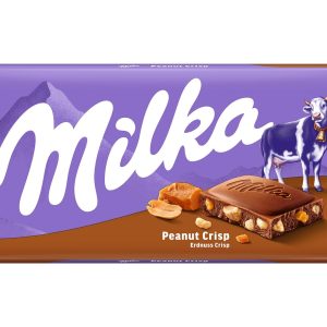 Milka Tafelschokolade Peanut Crips 90 g
