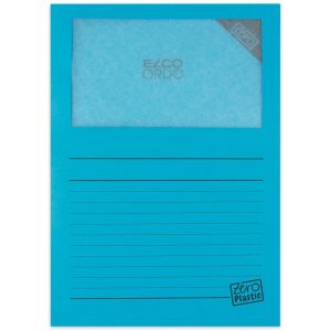 ELCO Sichthülle Zero Plastic Blau, 100 Stück