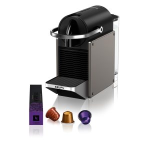 Krups Kaffeemaschine Nespresso Pixie XN306TCH Titan