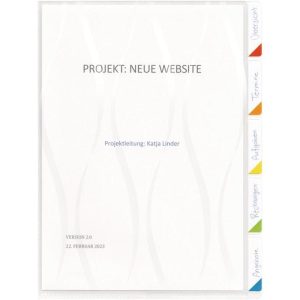 Kolma Sichthülle KolmaFlex A4 mit 5 Unterteilungen
