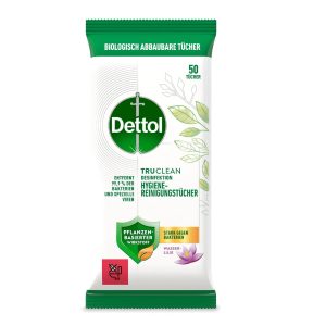 Dettol Allzweckreiniger Desinfektionstücher Wasserlilie 50 Stück