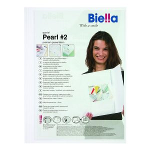 Biella Präsentationsmappe Pearl #2, A4, Weiss, 25 Stück