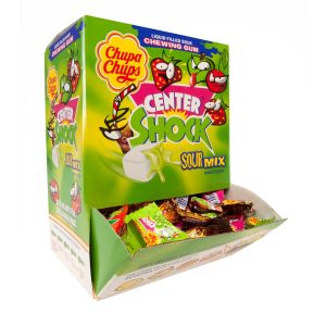 Chupa Chups Kaugummi Gum Center Shock Sour 800 g