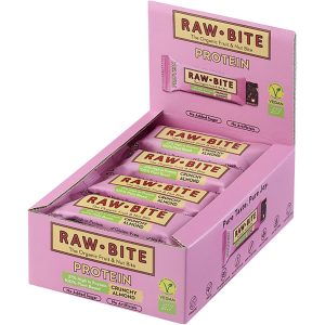 Rawbite Riegel Bio Rohkost Protein Crunchy Almond 12 x 45 g