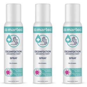Martec Desinfektionsspray für die Hände 3 x 100 ml