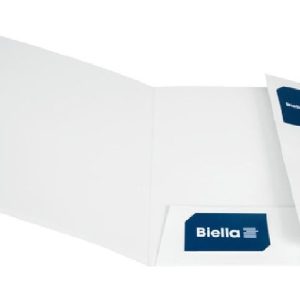 Biella Präsentationsmappe Pearl #1, A4, Weiss, 25 Stück
