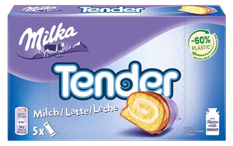 Milka Biscuits Tender Milch 5 x 37 g