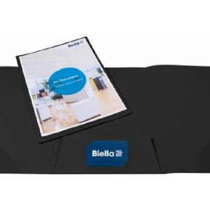 Biella Präsentationsmappe Pearl A4 Schwarz, 25 Stück