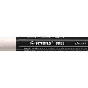 STABILO Acrylmarker Free Acrylic T300 Weiss