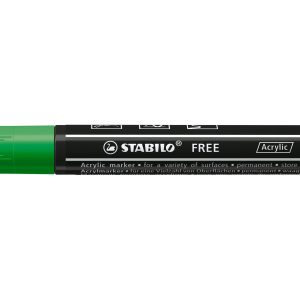 STABILO Acrylmarker Free Acrylic T300 Laubgrün
