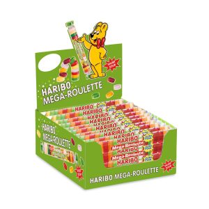 Haribo Kaubonbon Mega-Roulette sauer 40 x 45 g