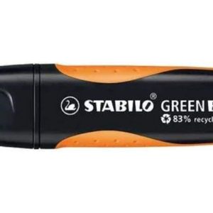STABILO Textmarker Greenboss Schwarz/Orange, 10 Stück