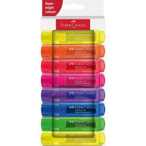 Faber-Castell Textmarker 46 Superfluorescent 8er Etui Karton