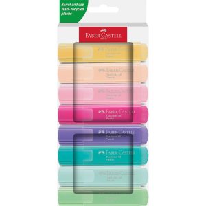 Faber-Castell Textmarker Pastell 8er Pack Karton