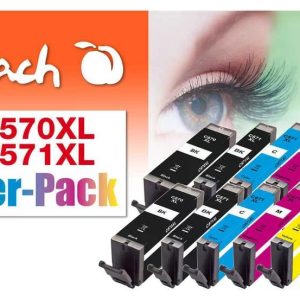 Peach Tintenset Canon PGI-570XL Multi-10-Pack BK/C/M/Y