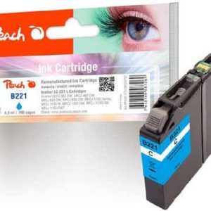 Peach Tinte Brother LC-221C Cyan