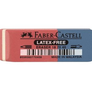 Faber-Castell Radiergummi 7070-40 Blau/Rot