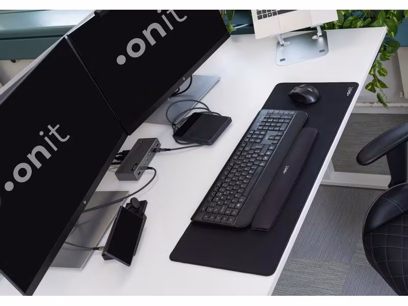 onit Mausmatte Pro Schwarz – Bild 2
