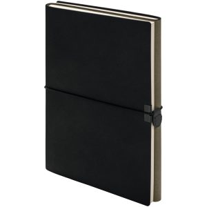 Kolma Notizbuch Smooth 2 in 1, A5, gepunktet/blanko, schwarz/olive