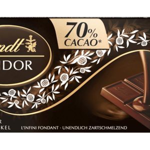 Lindt Tafelschokolade Lindor Dunkel 70% 100 g