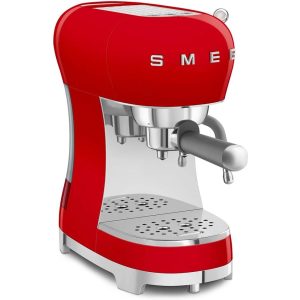 SMEG Siebträgermaschine 50’s Style ECF02RDEU Rot