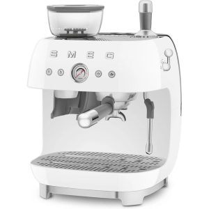 SMEG Siebträgermaschine 50’s Style EGF03WHEU Weiss