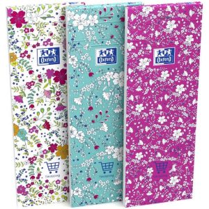 Oxford Notizblock GO Floral 74 x 210 mm, liniert